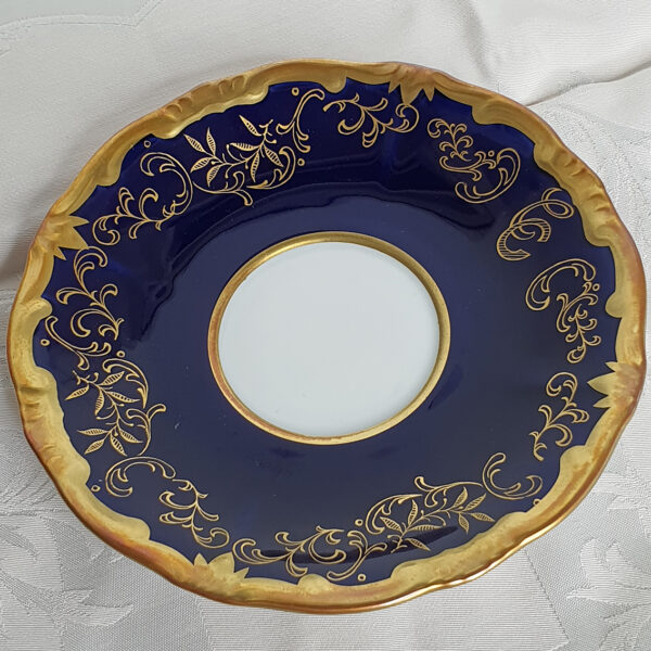gilded cup and saucer