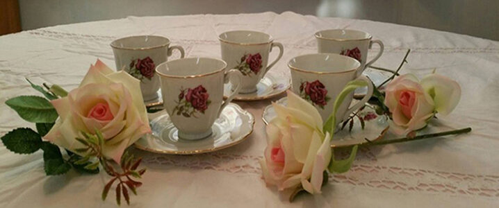 antique tea set