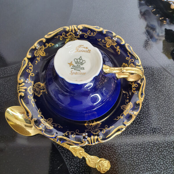 gilded cup and saucer