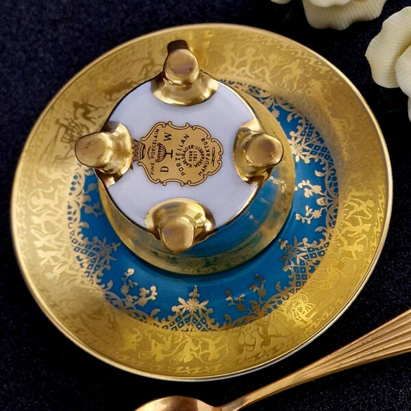 gilded cup and saucer