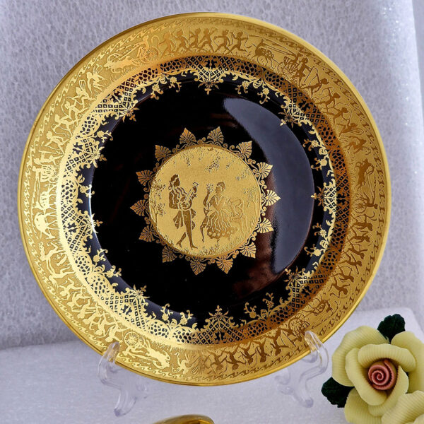 gilded cup and saucer